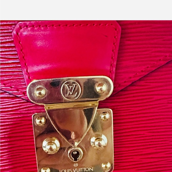 Louis Vuitton Red Vintage Monceeau Epi Leather bag. Pristine condition - Picture 3 of 7